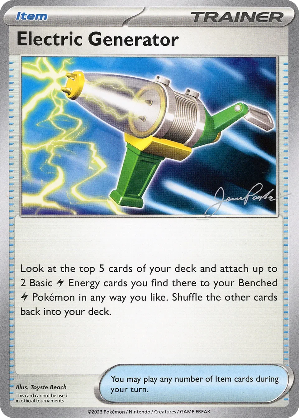 Electric Generator 「WC_DECK_2024_THE_DON No. 016」「EN」